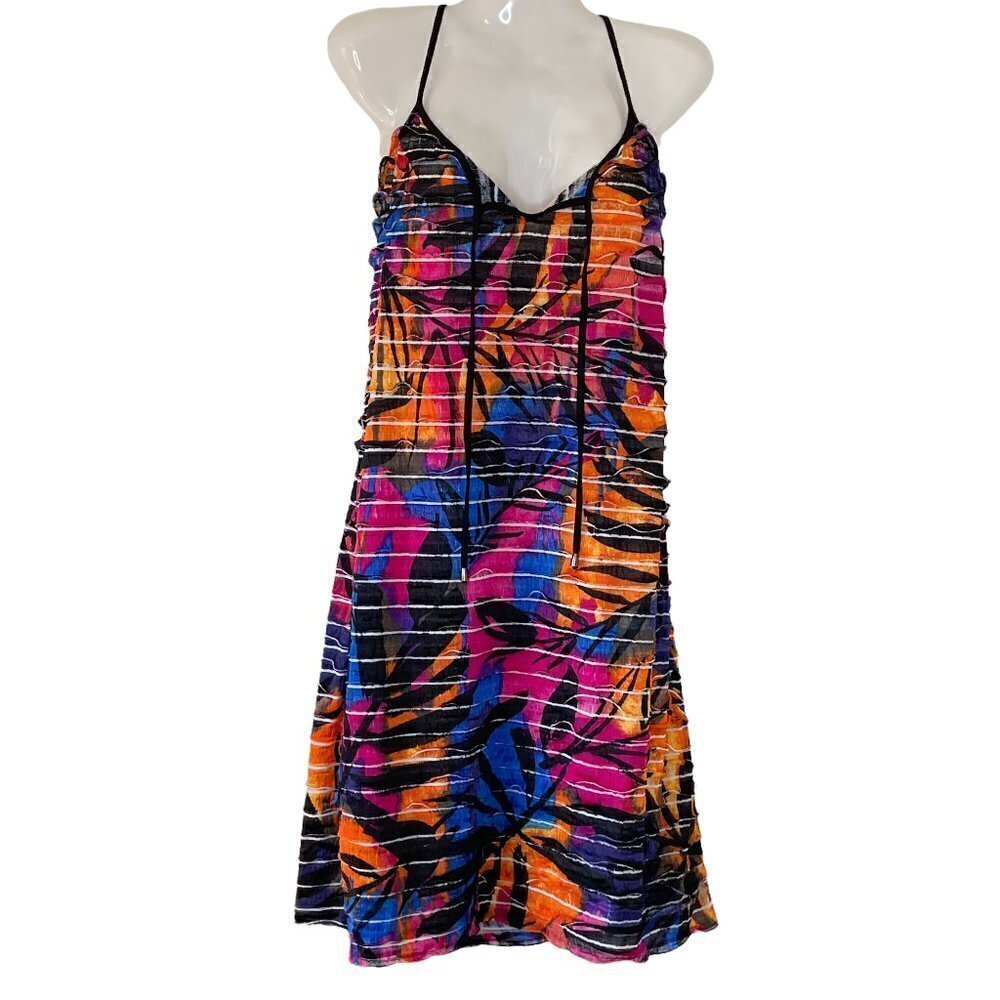 Simon Chang Slip Dress Stretchy Whimsigoth Fairy Faerie Size Large